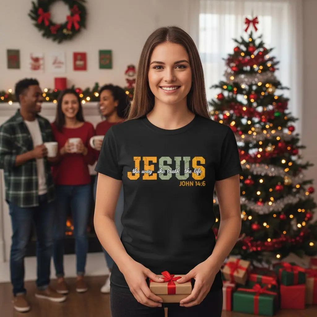 Jesus The Way The Truth The Life Shirt – John 14:6 Christian Tee