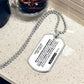 To My Grandson Necklace