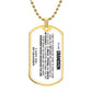 To My Grandson Necklace