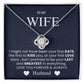 To My Wife – Last & Greatest Love Knot Necklace | Valentine’s Gift