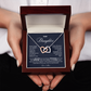 Sentimental daughter necklace gift presented in luxury gift box