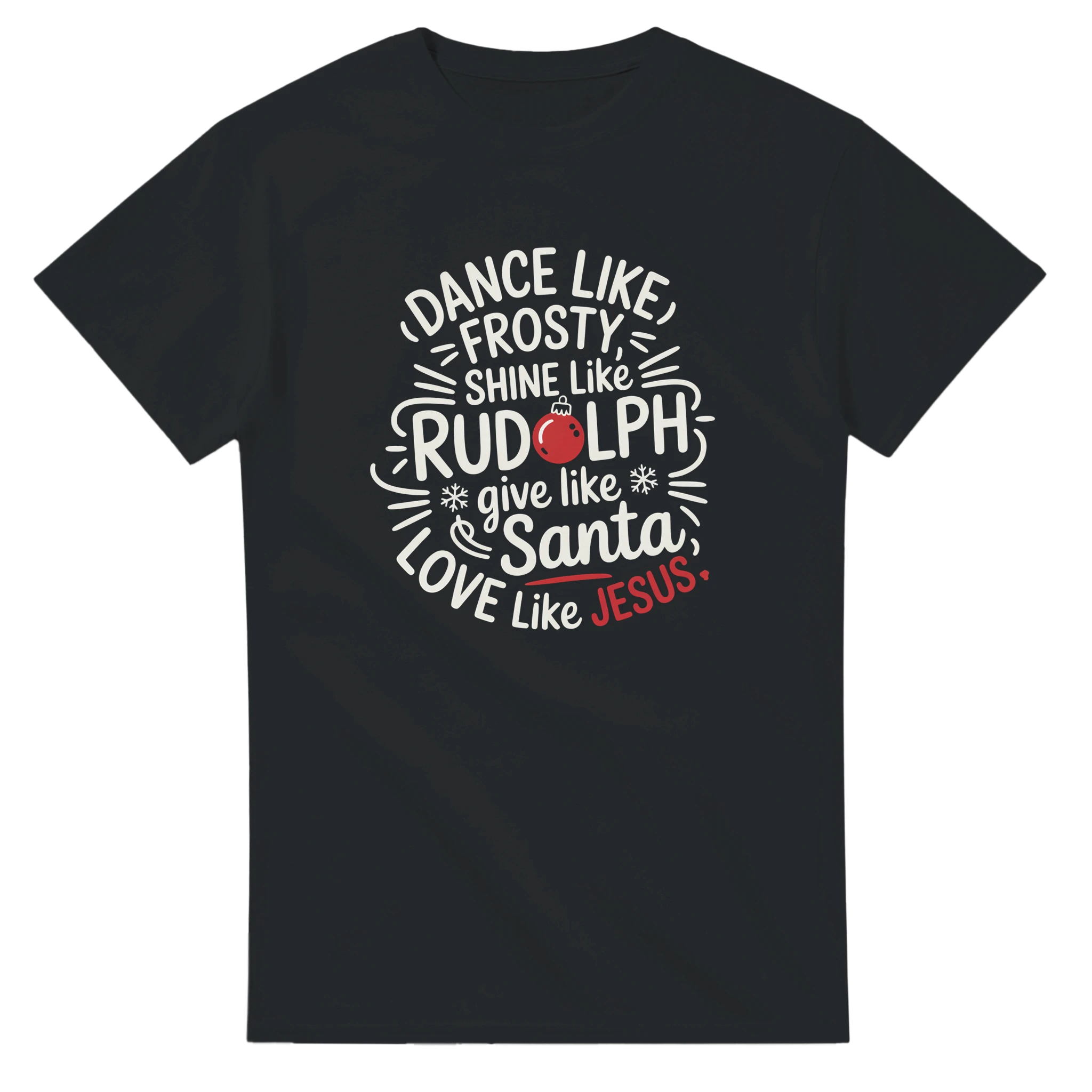 Black Christmas Christian shirt inspirational quote design