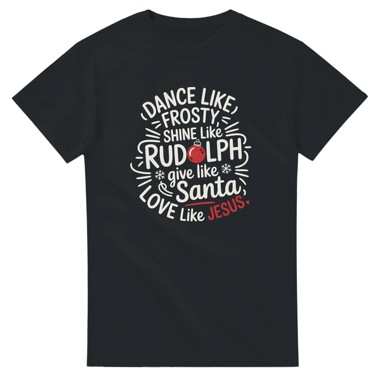 Black Christmas Christian shirt inspirational quote design